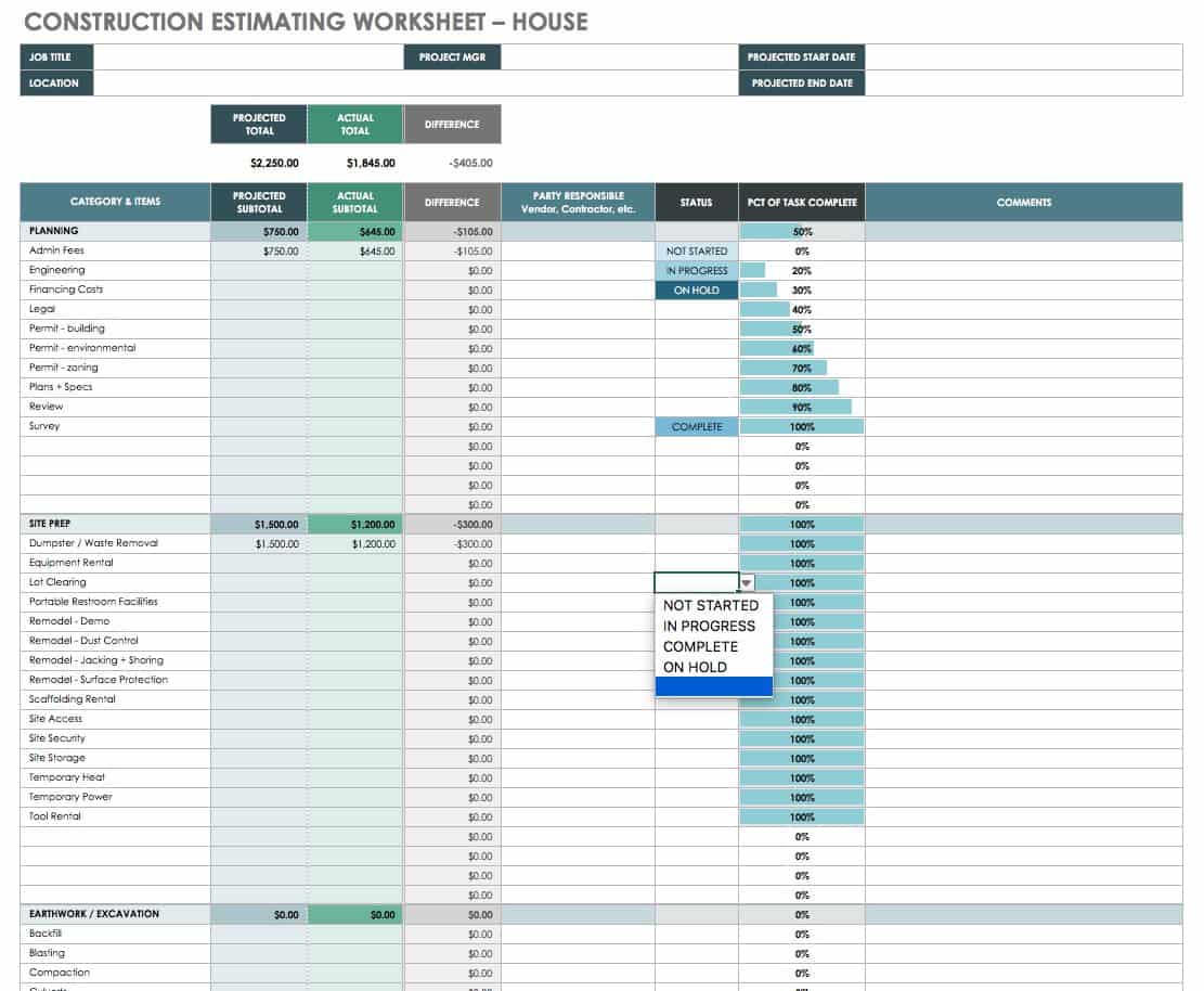 The Master Guide To Construction Bidding Smartsheet