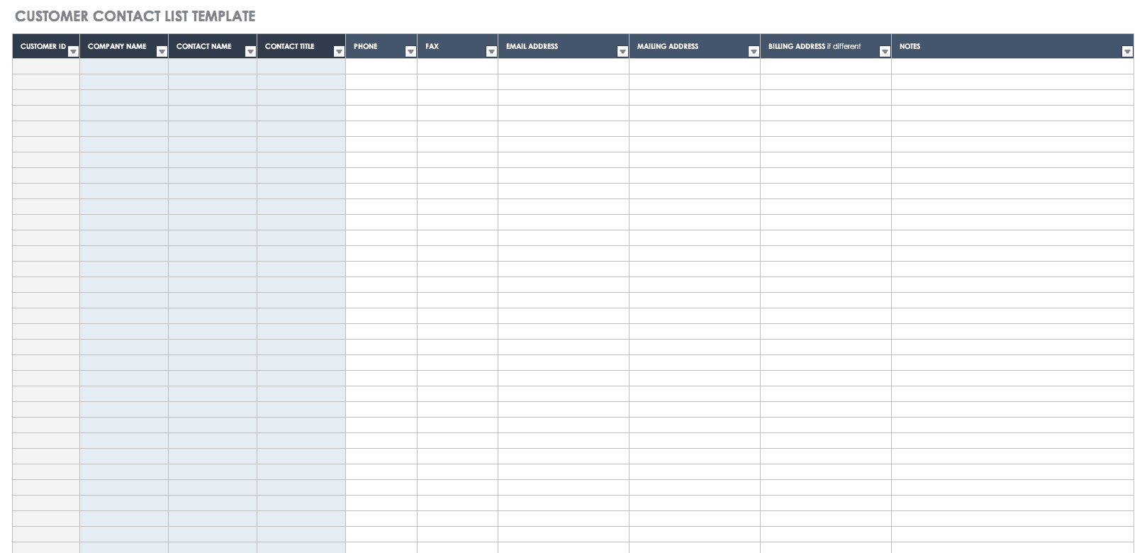 sample checklist template in excel