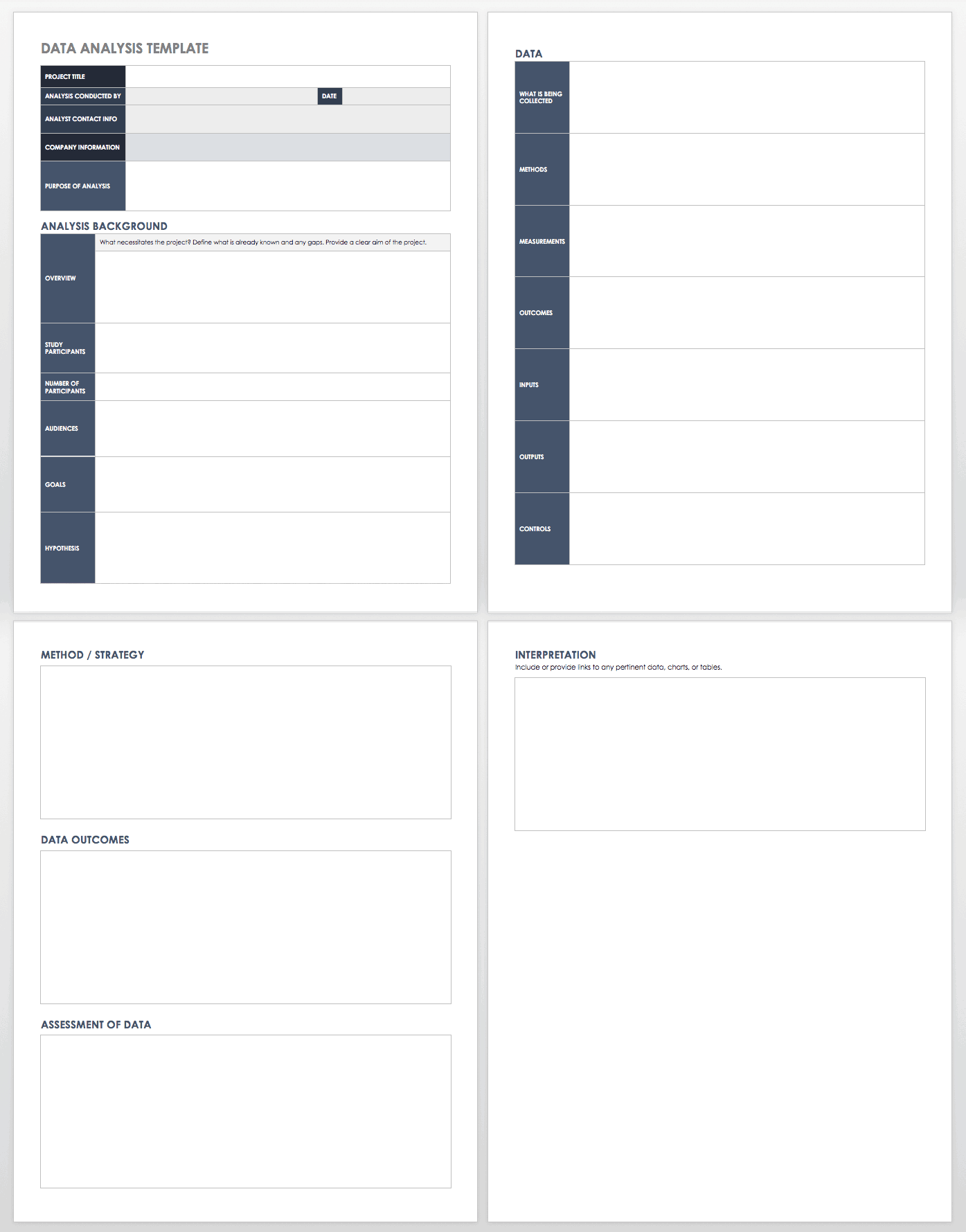 Free Needs Analysis Templates | Smartsheet