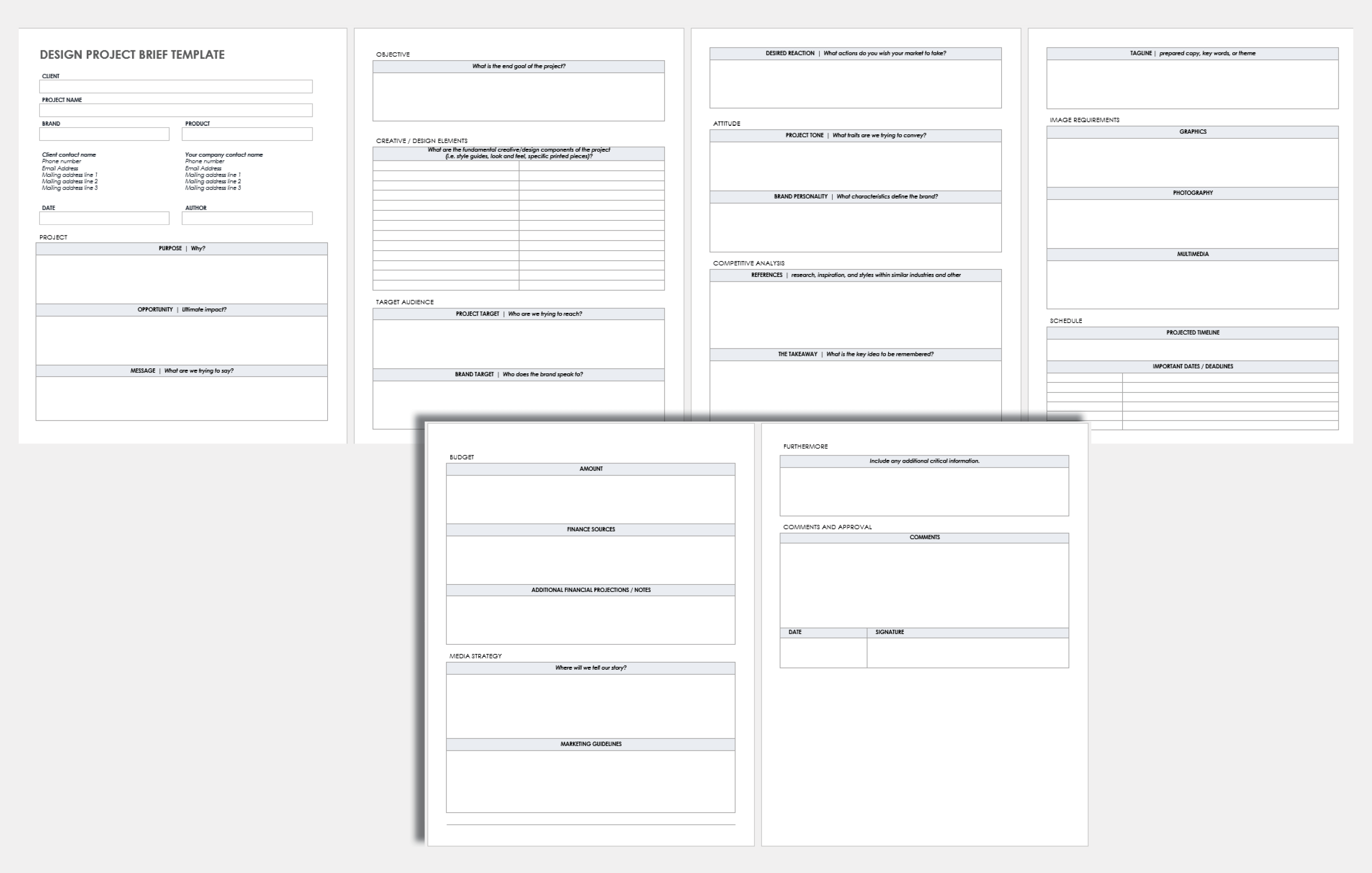 Basic Brief Template - Edit Online & Download Example