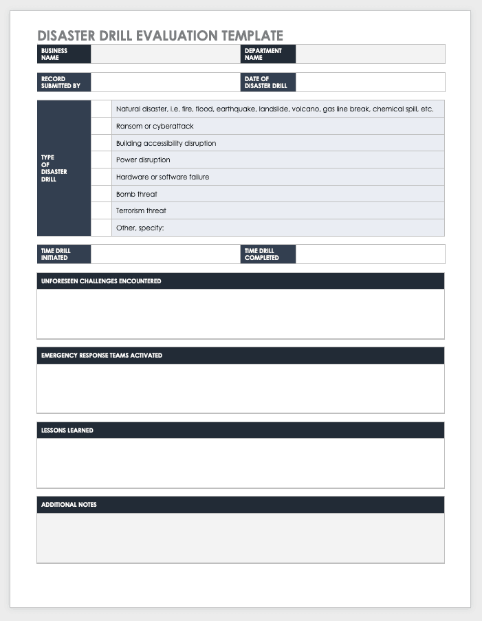 Sample Example Format Templates: 13  Nist Disaster Recovery Plan