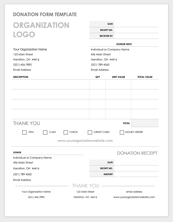 Photo Order Form Template