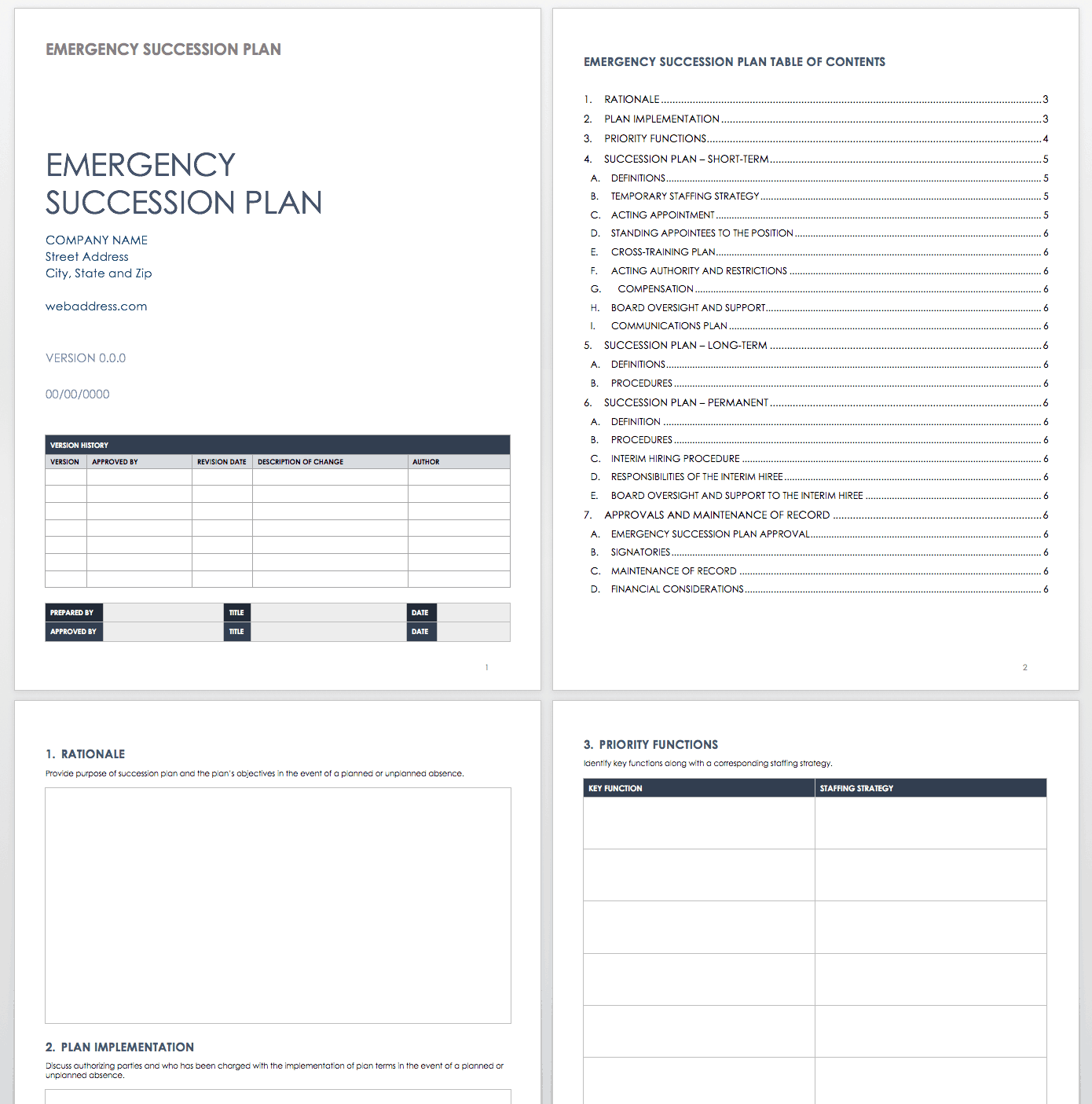 Deped Succession Plan Template Printable Templates