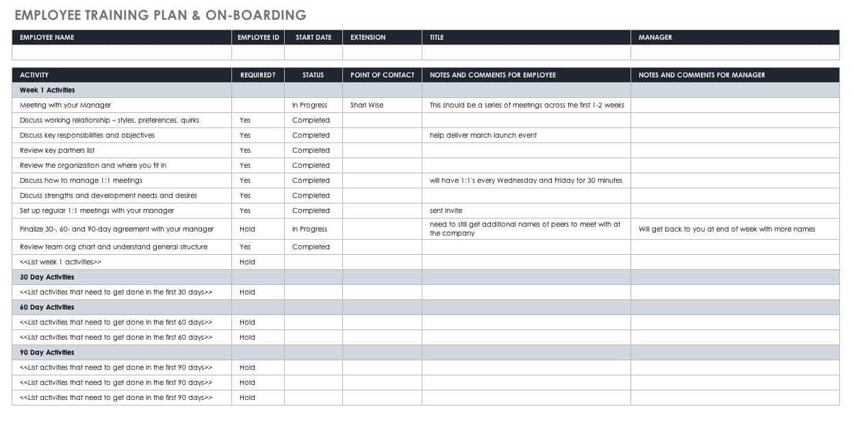 onboarding plan