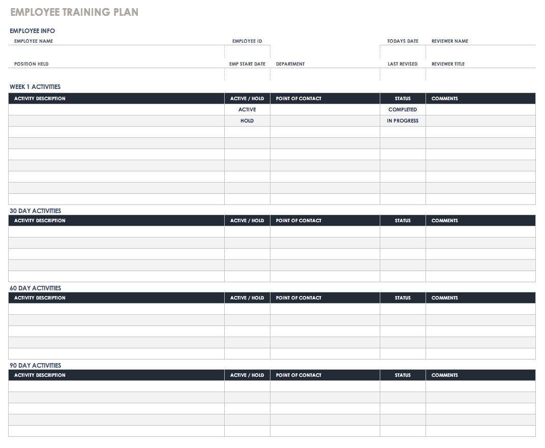 Employee Record Keeping Template For Your Needs