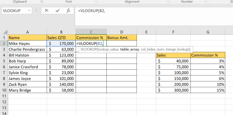 intermediate excel exercises vlookup for mac