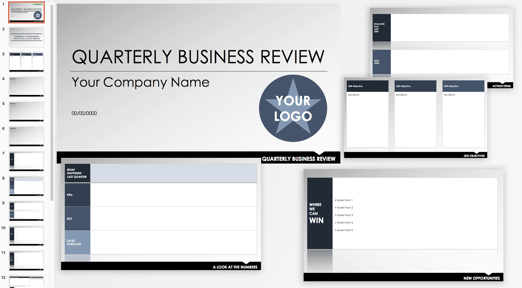 Yearly Sales Plan Templates For Powerpoint