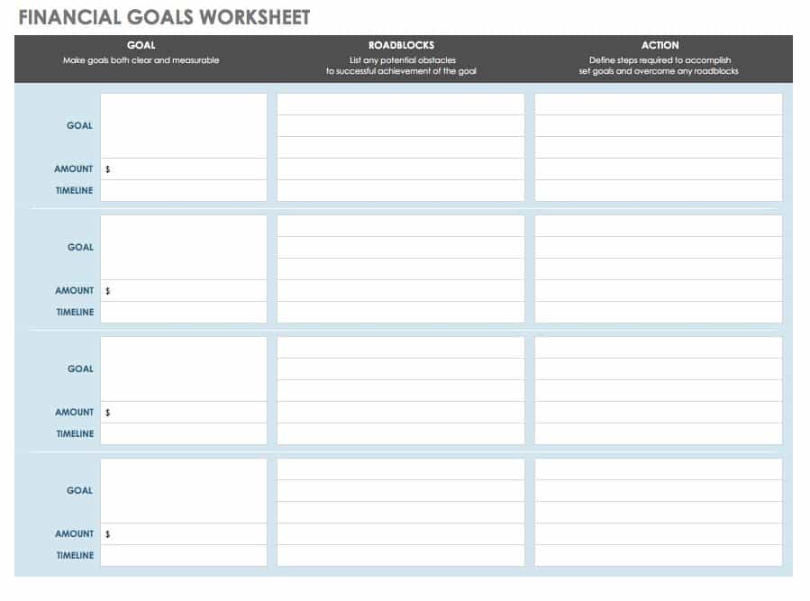 financial planning excel templates