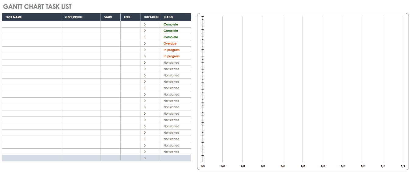 Monthly Checklist Template from www.smartsheet.com