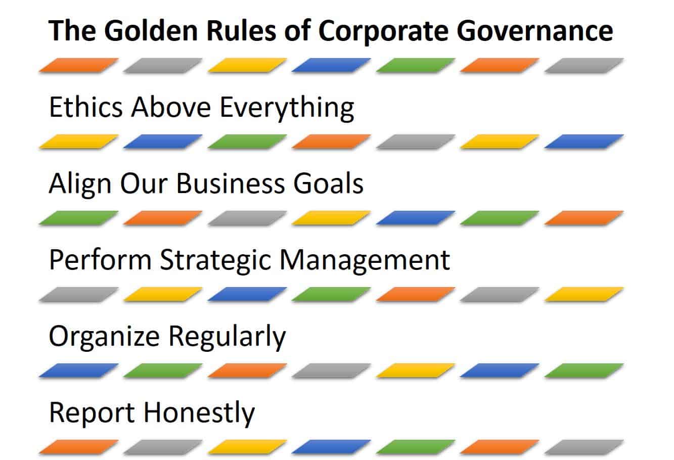 The Golden Rules of Corporate Governance