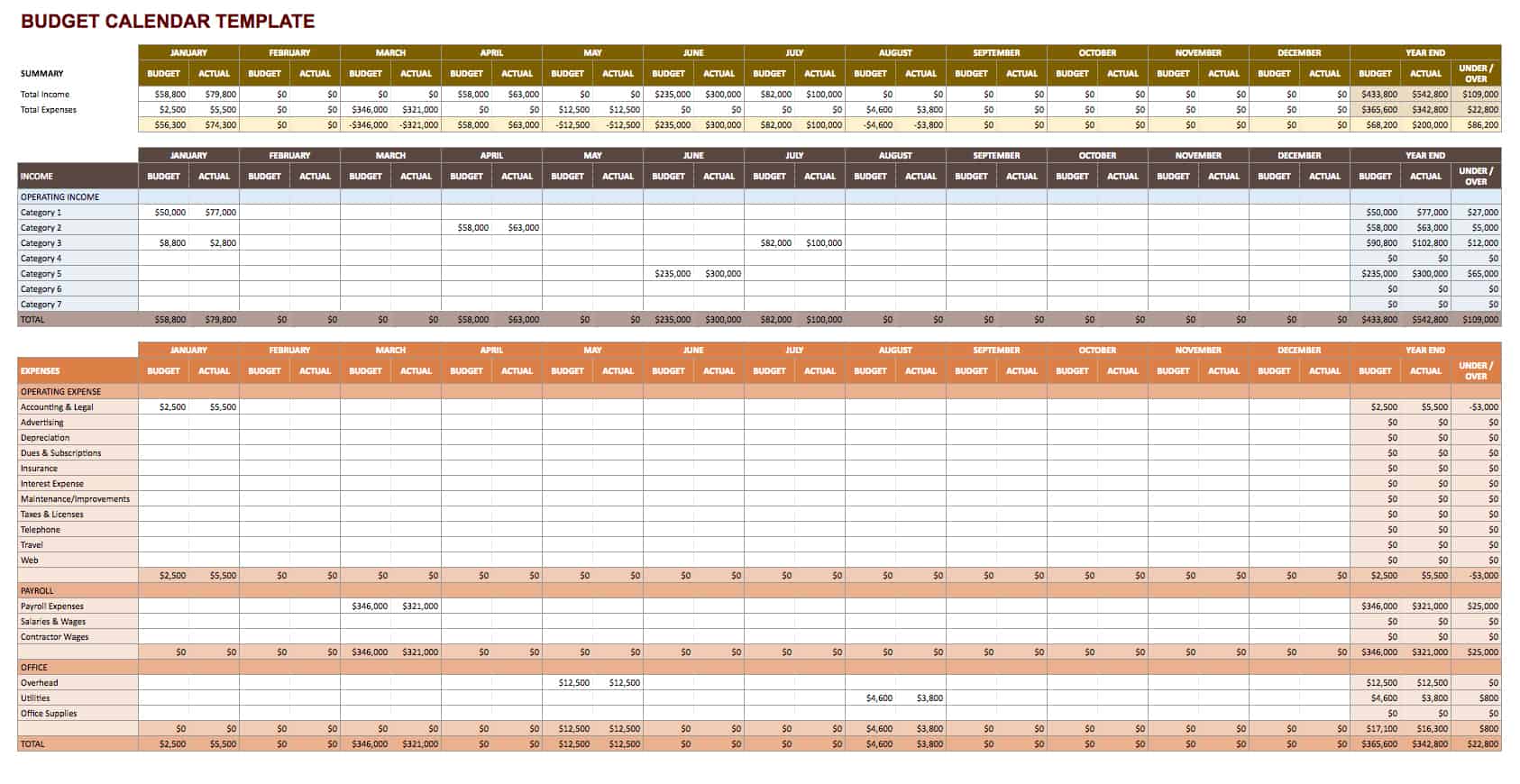 Free Google Calendar Templates Smartsheet