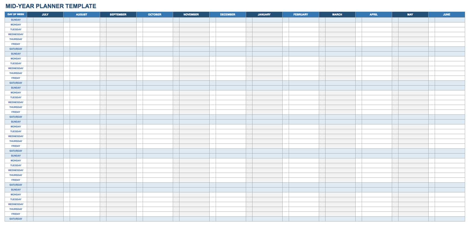 meal planning google sheet template