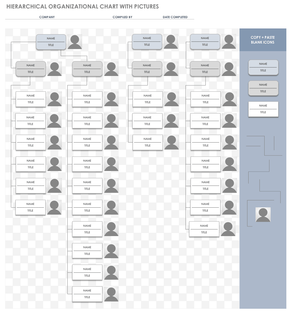 org chart excel template