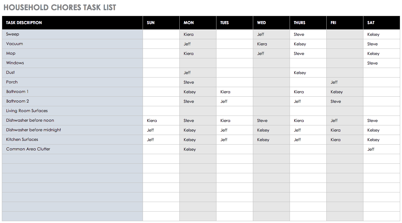 30+ Free Task and Checklist Templates