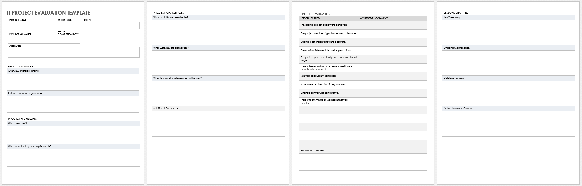 program evaluation report