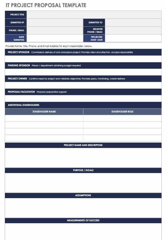 IT Project Request Forms & Templates
