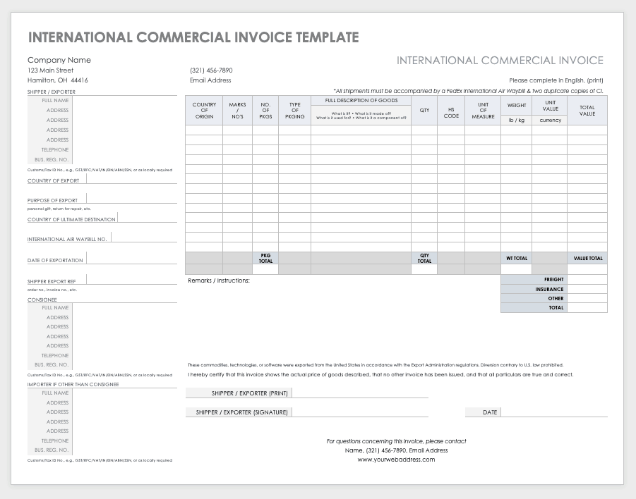 microsoft office invoice template doc