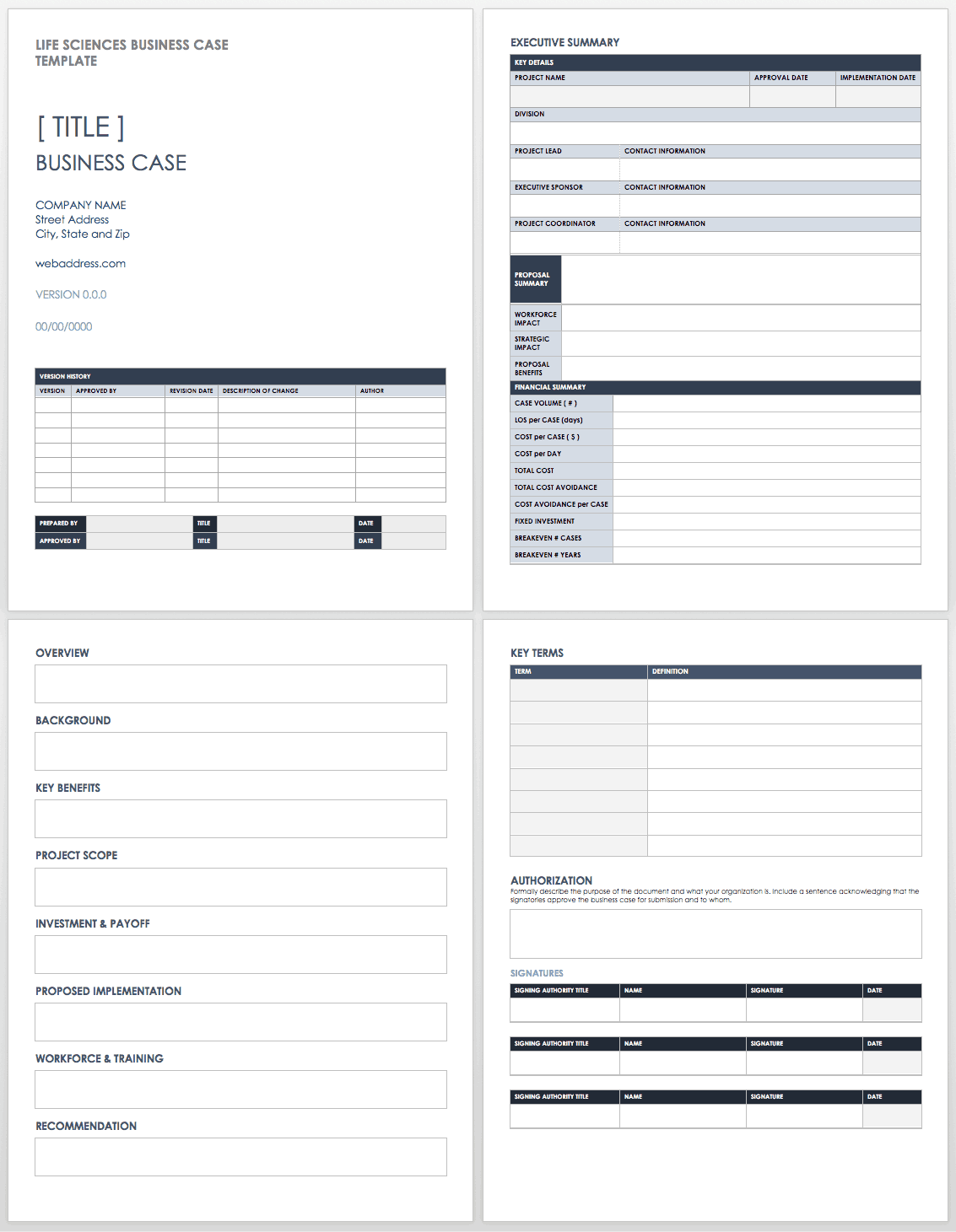 business-case-calculation-template