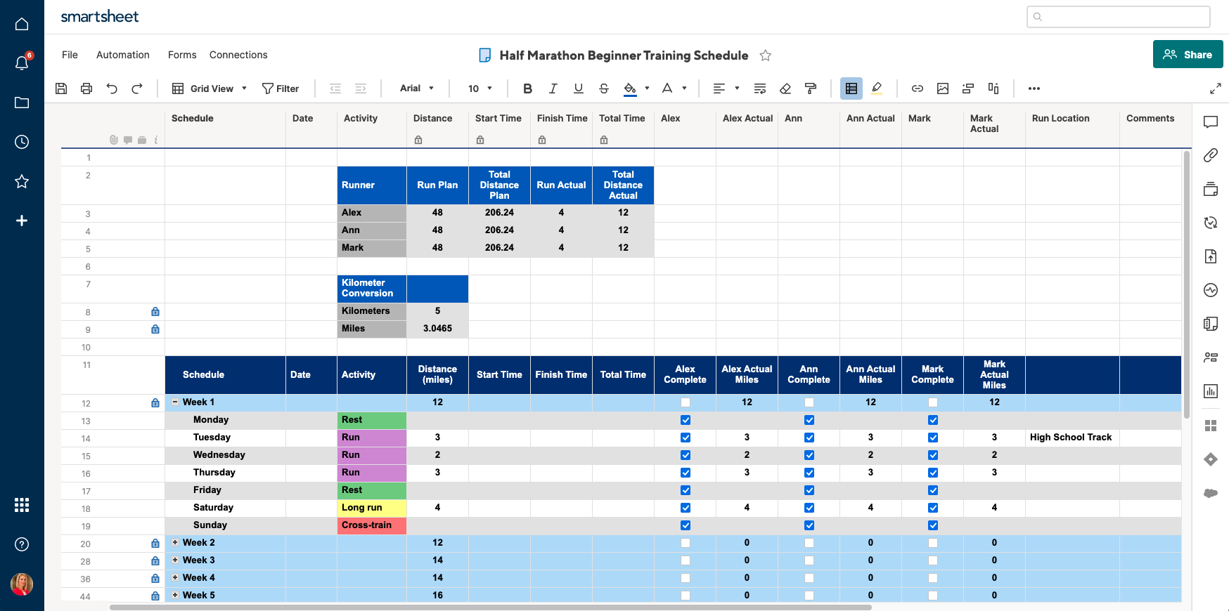 The Best Marathon Training Schedules to Track Progress