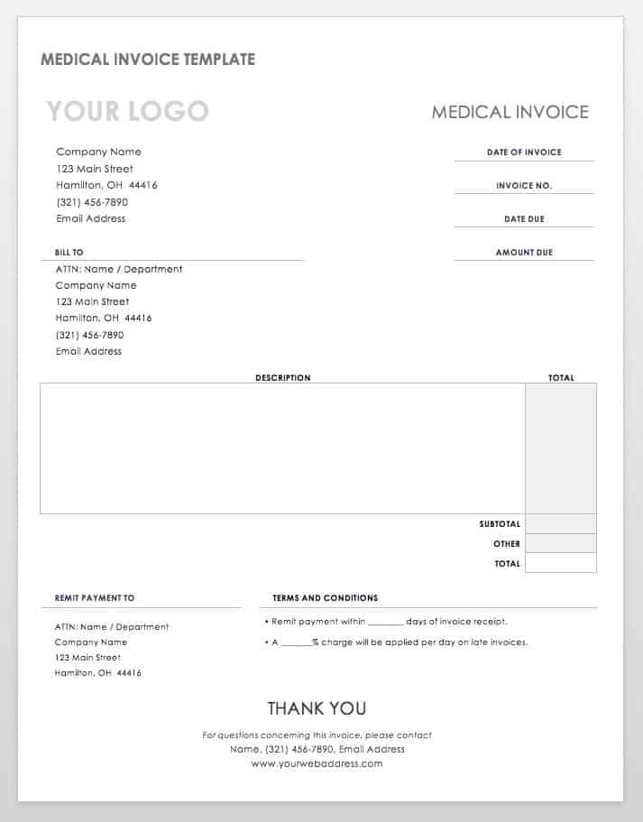 printable invoice template microsoft word