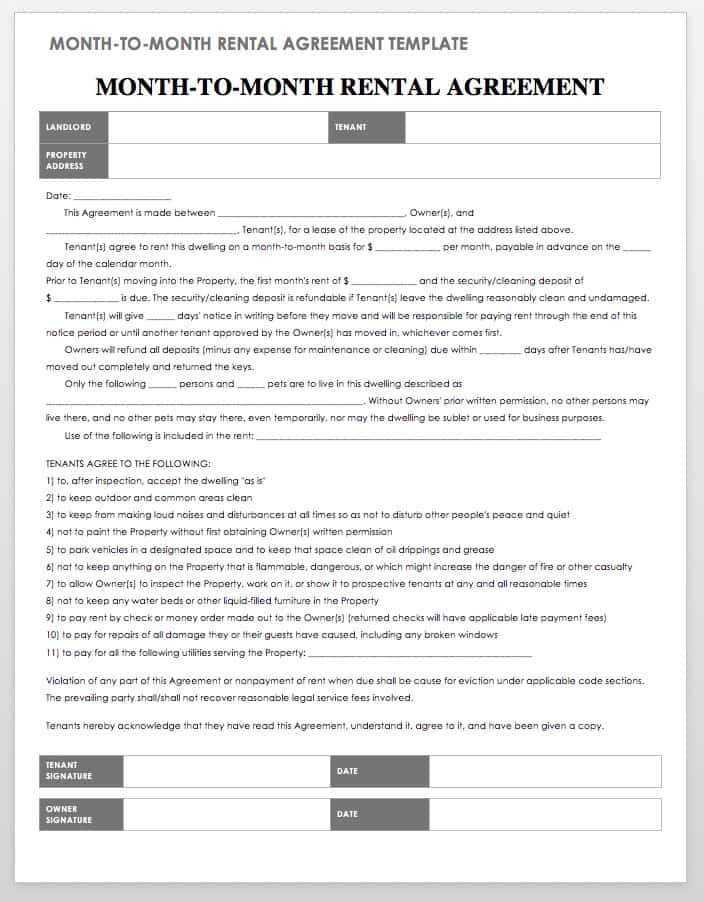 18 Free Property Management Templates Smartsheet (2022)