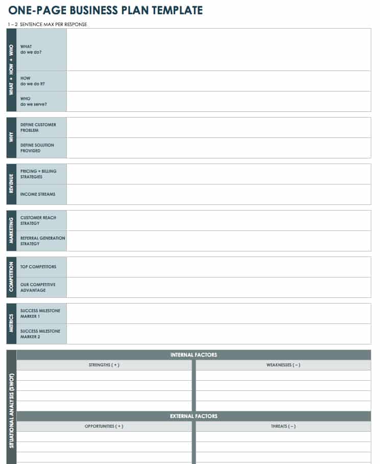 Business Plan Template Printable Free FREE PRINTABLE TEMPLATES