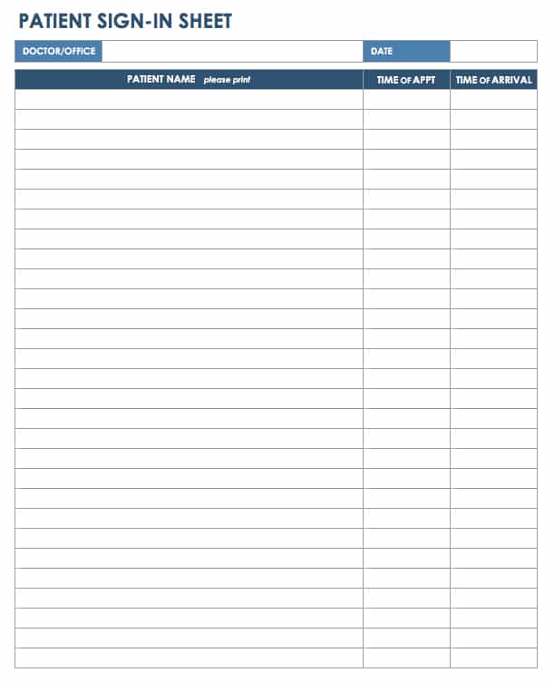 Medical Call Log Template