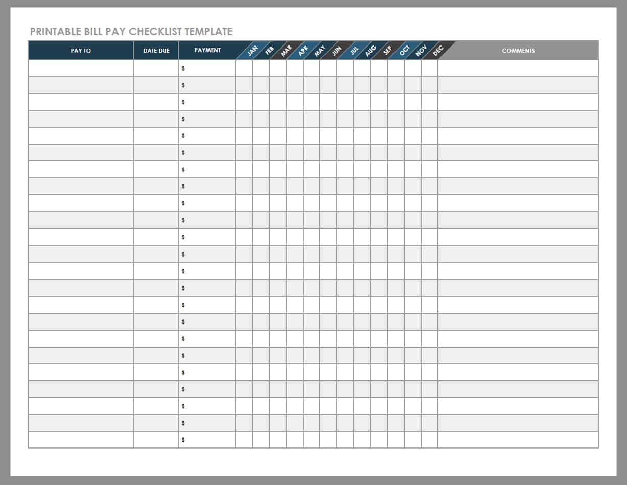 12 Free Payment Templates | Smartsheet