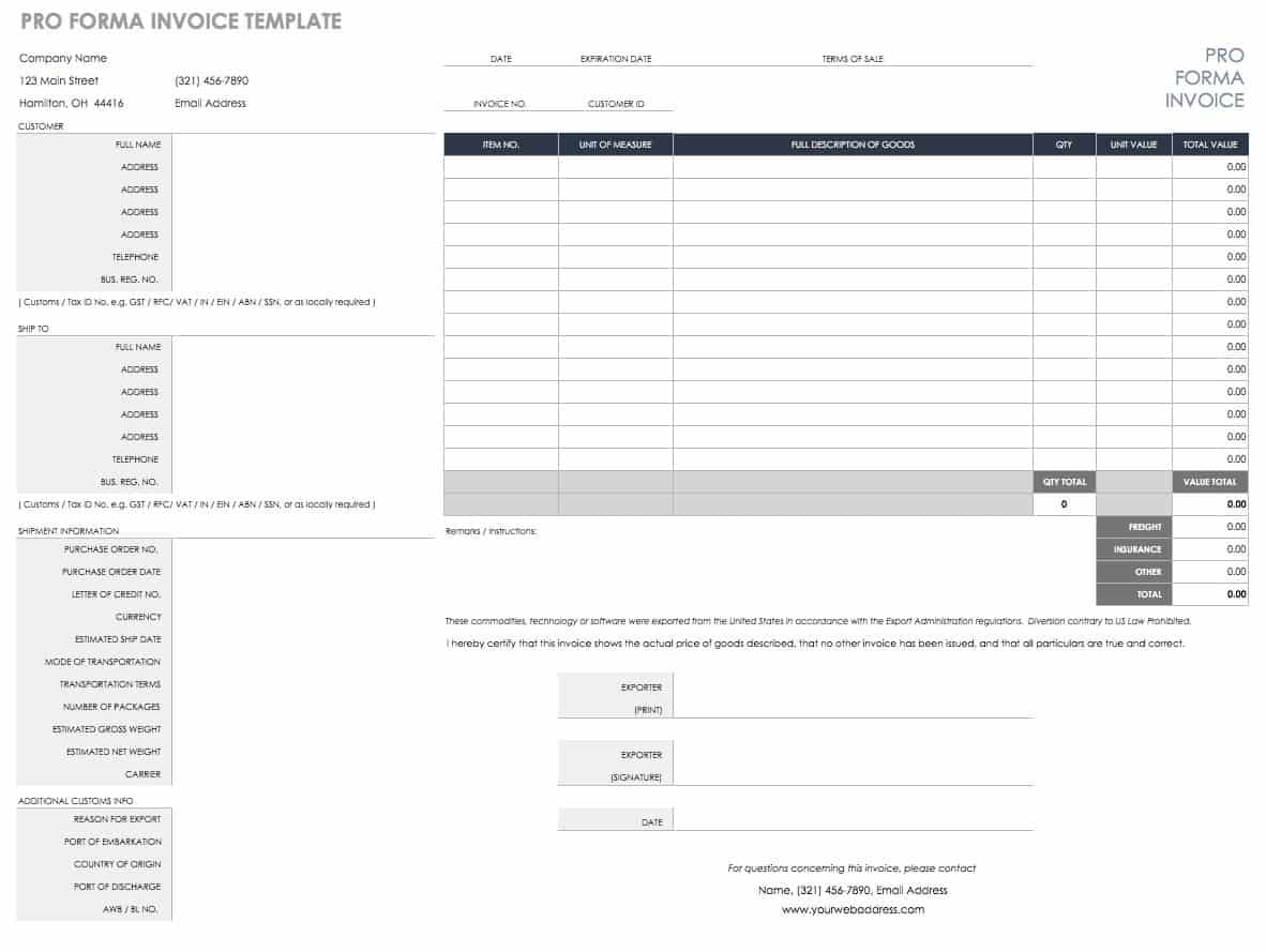 professional excel invoice template