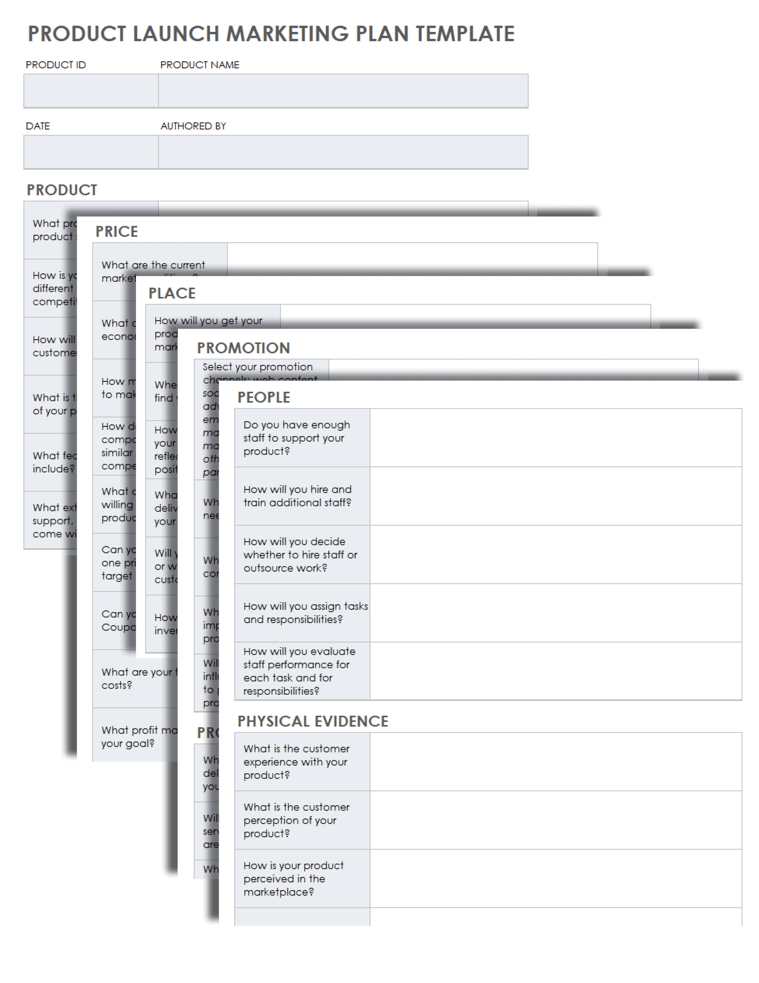 Free Product Launch Plan Templates Smartsheet