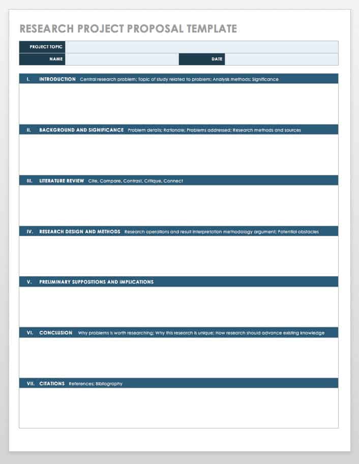 17 Free Project Proposal Templates   Tips Smartsheet