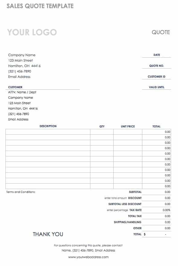 55 Free Invoice Templates Smartsheet