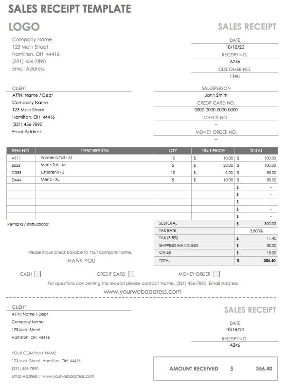 12 free payment templates smartsheet