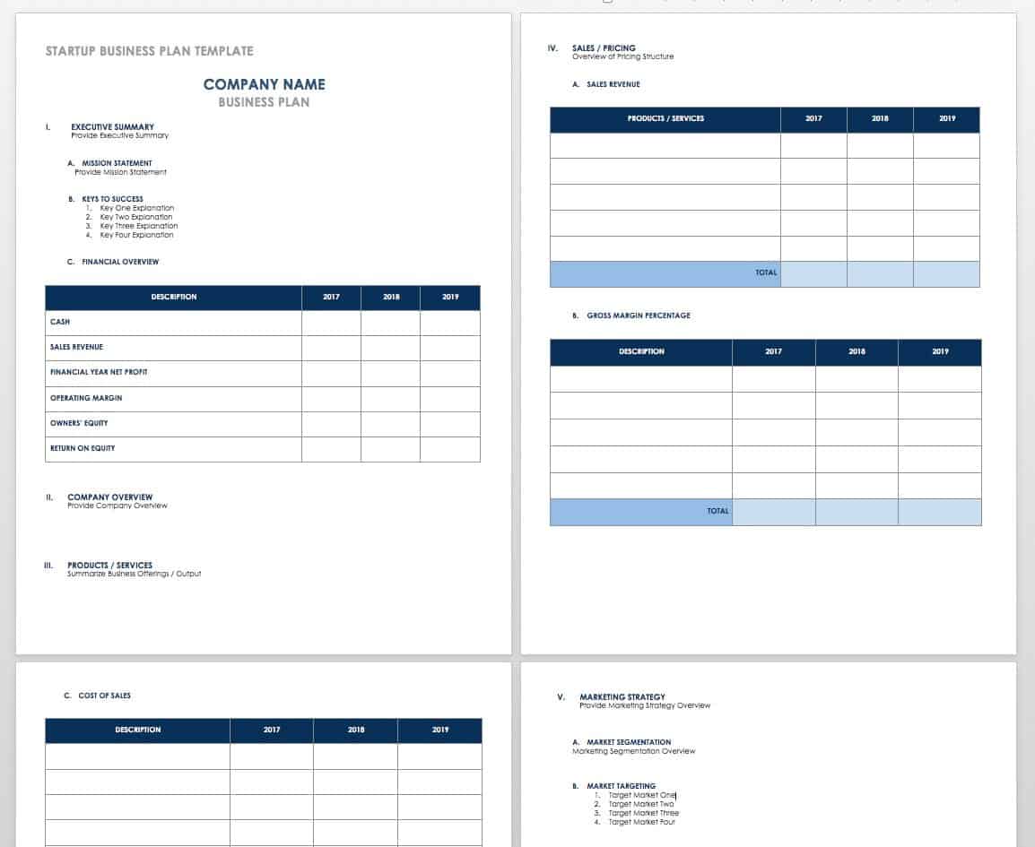 free-business-plan-templates-for-word-smartsheet