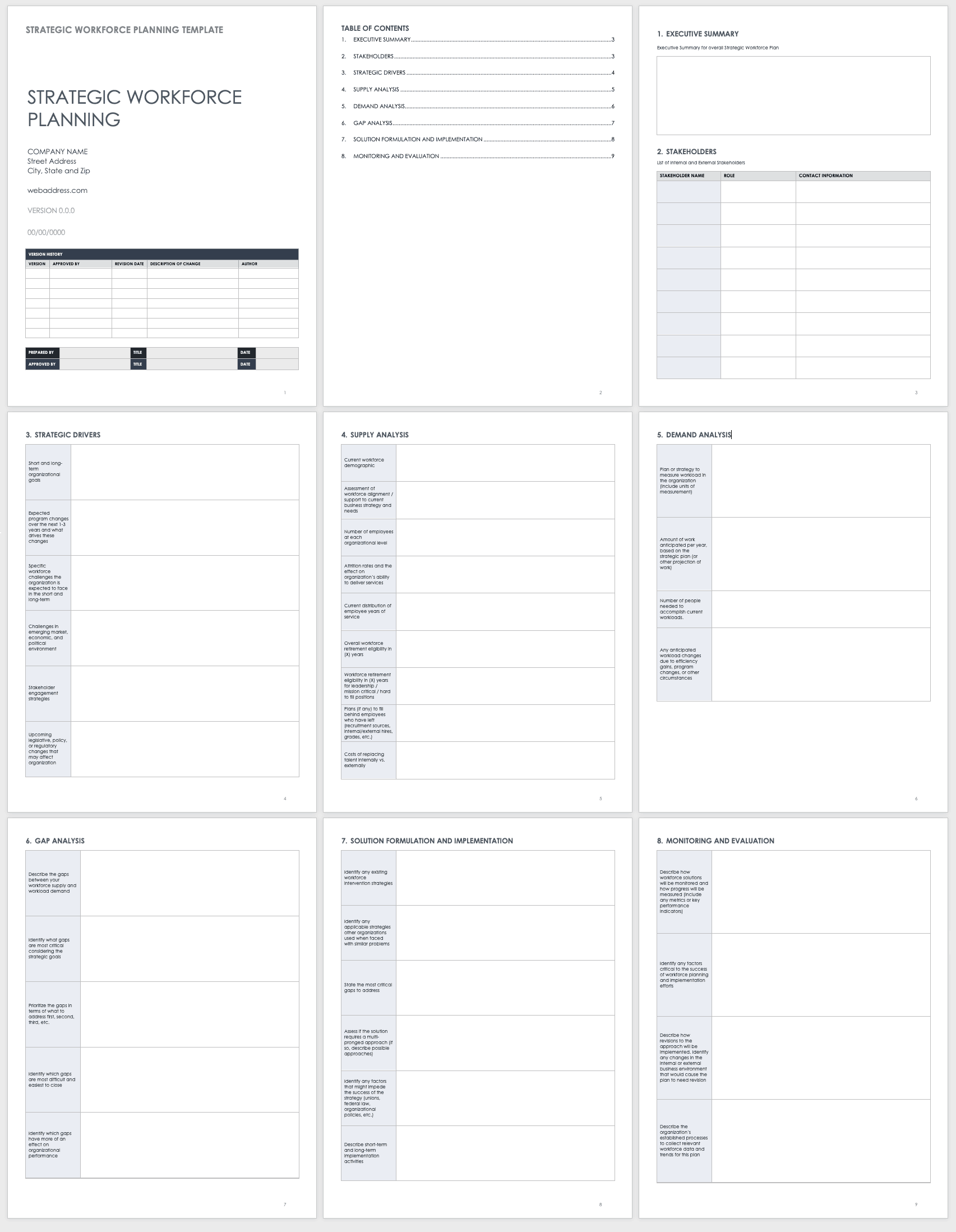 residential development plan template