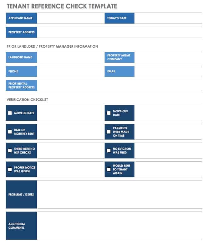 property management templates excel