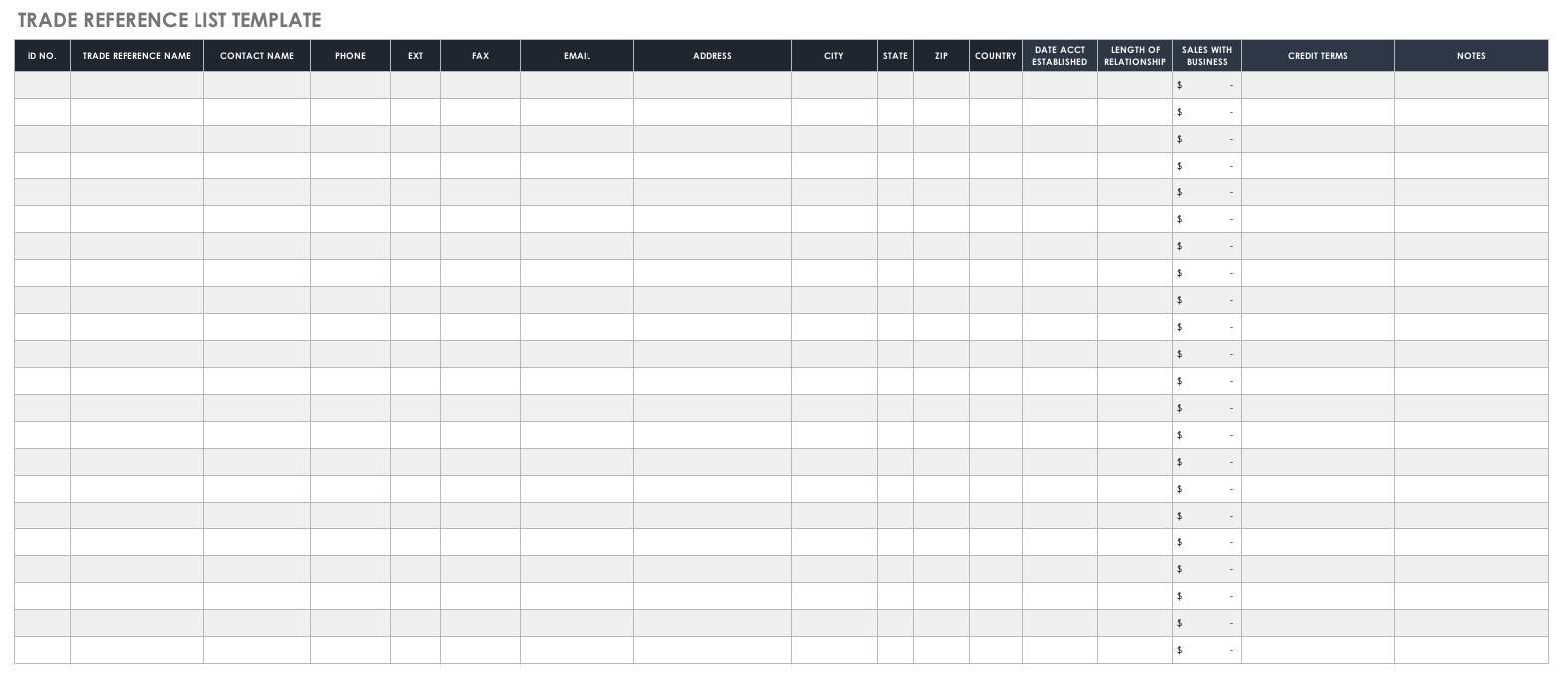 cheat sheet template excel