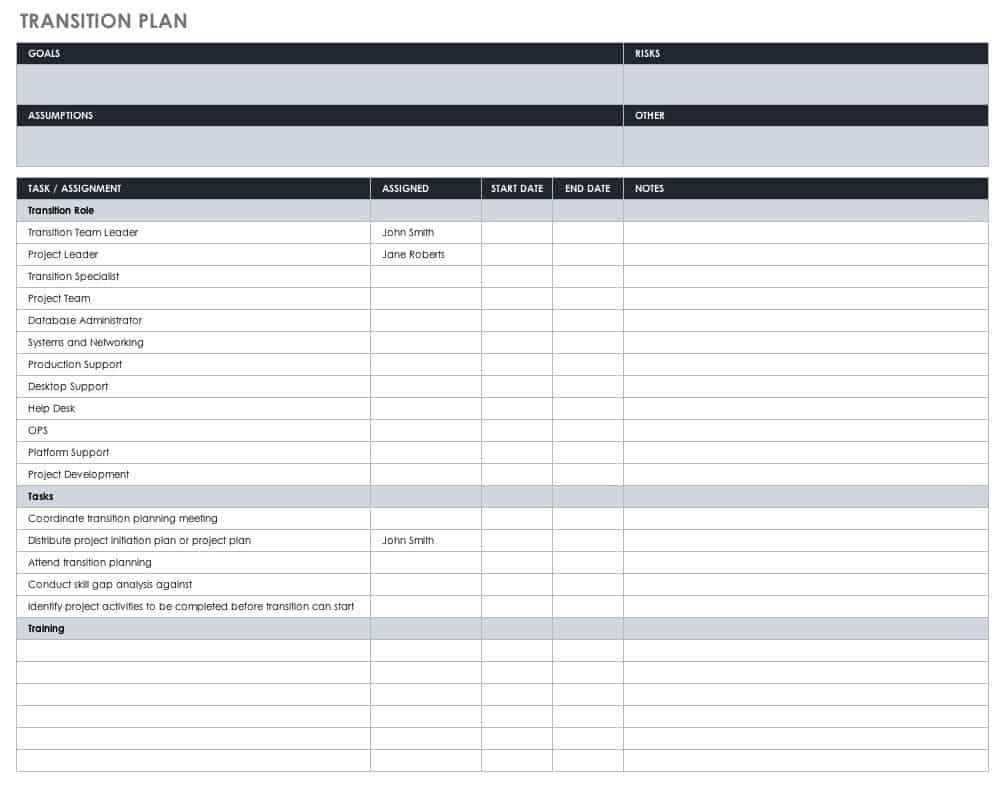 transition-strategy-template-hq-printable-documents