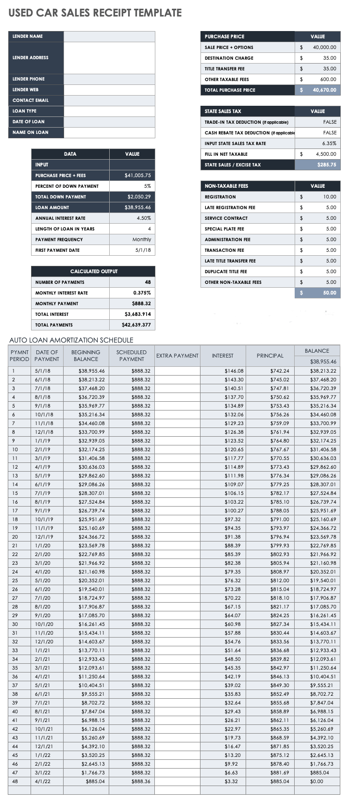 Free Microsoft Word Receipt Templates