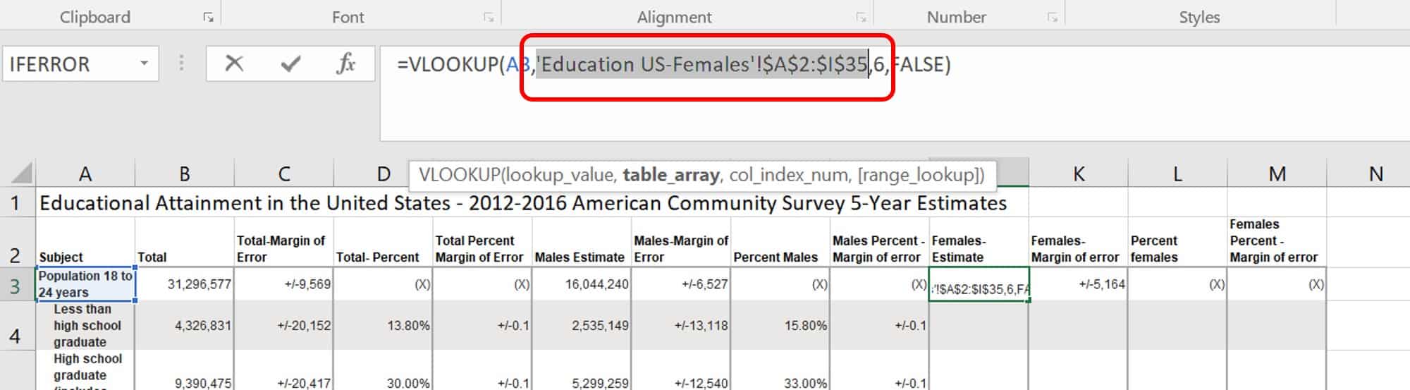 intermediate excel exercises v lookup for mac