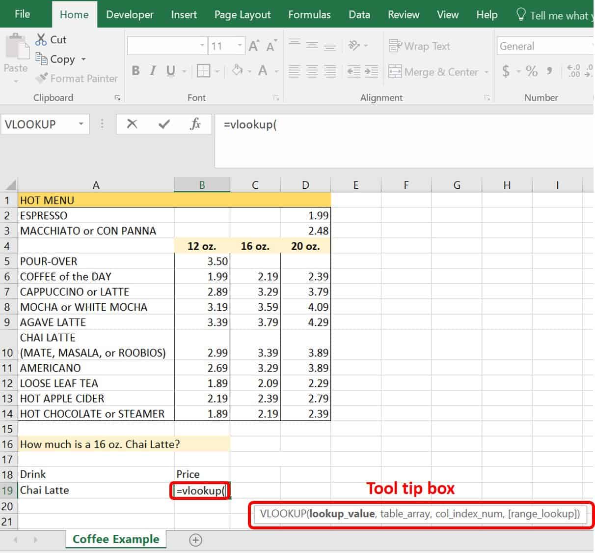 vlookup in excel