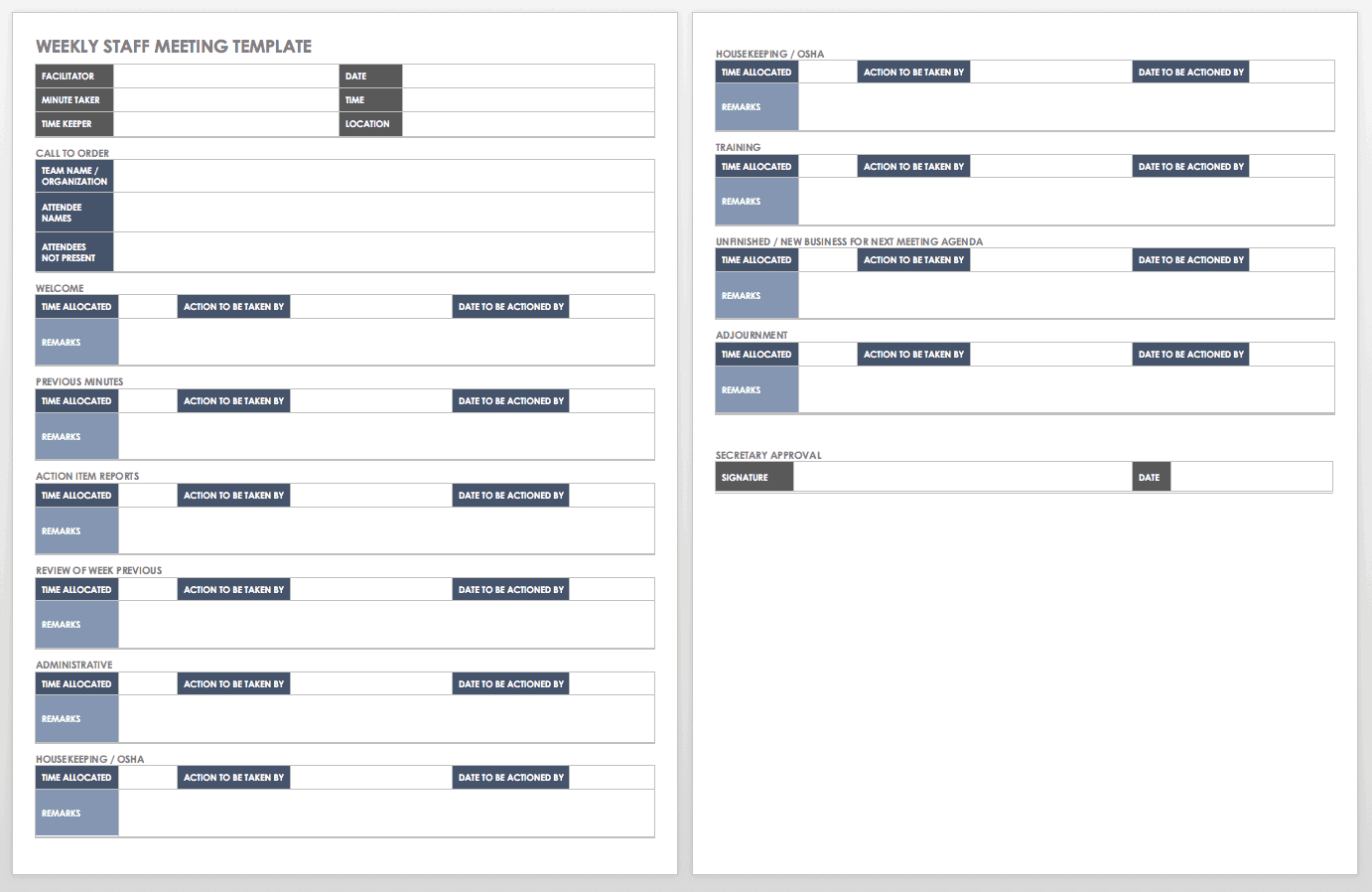 30+ Free Task and Checklist Templates