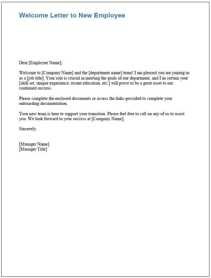 Sample Letter To Employees Regarding Sale Of Business