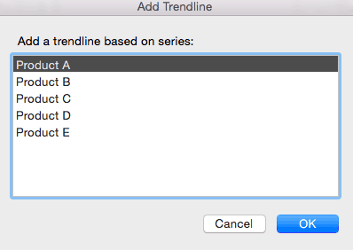 how to show trendline equation in excel