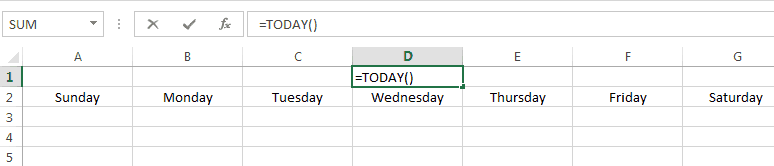 how to make an assignment calendar in excel