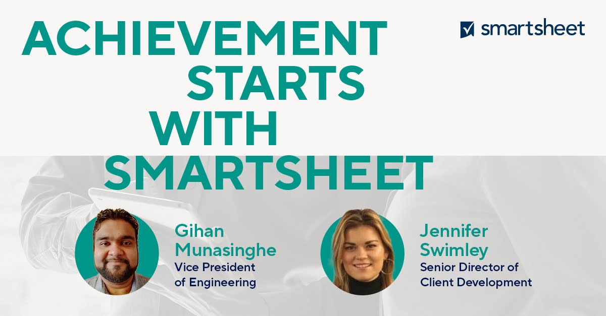 achievement starts with Smartsheet