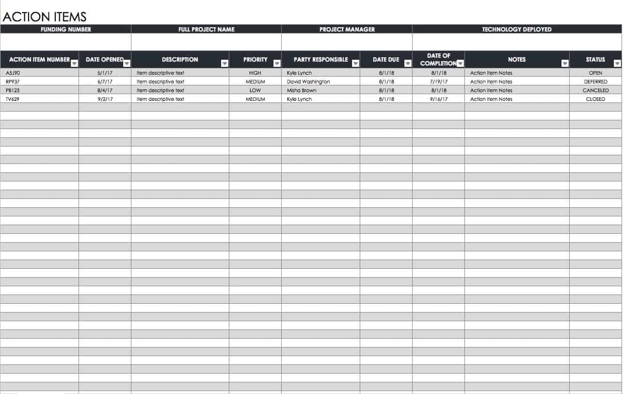 Editable Action Plan Template Pdf Images Amashusho