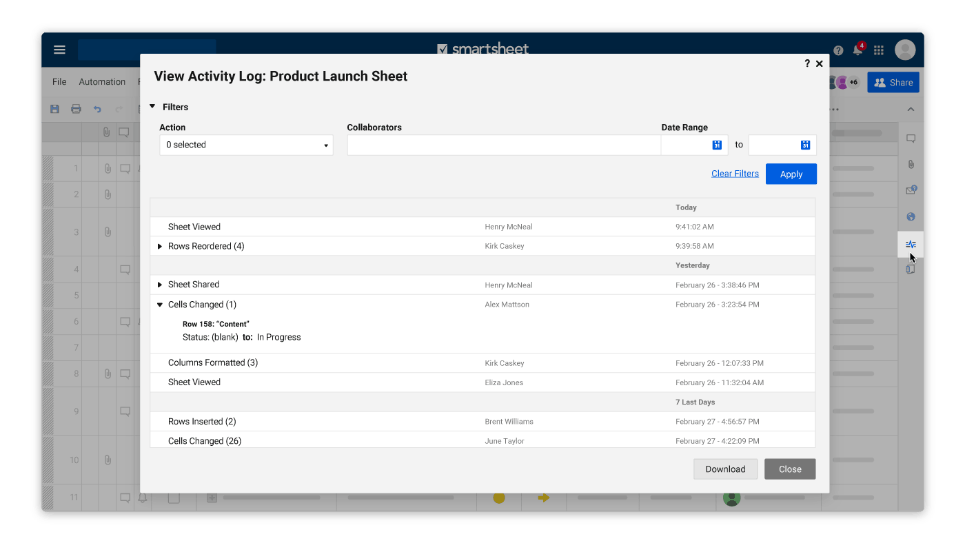 Smartsheet work execution platform | Smartsheet