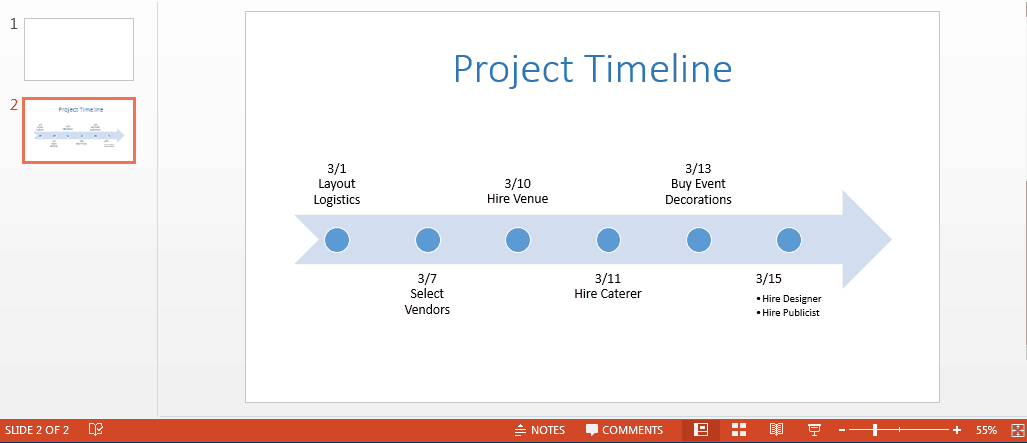 How To Make A Timeline In PowerPoint Smartsheet