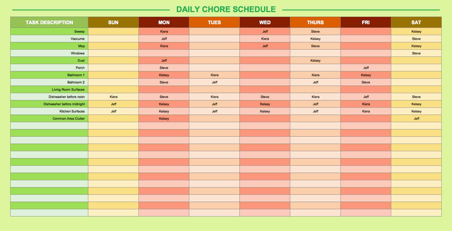  Daily Schedule Template FREE DOWNLOAD Freemium Templates